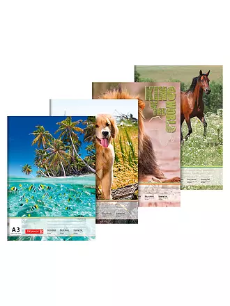 BRUNNEN VERLAG | Zeichenblock A3 -  20 Blatt | 